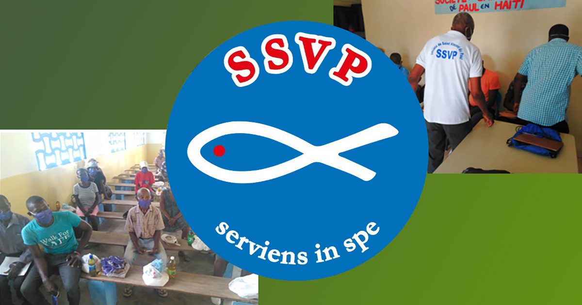 500 famílias ajudadas pela Sociedade de São Vicente de Paulo no Haiti durante a pandemia