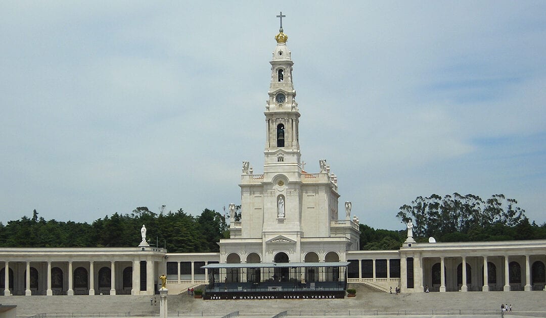 A imagem de São Vicente de Paulo está no Santuário de Fátima, em Portugal