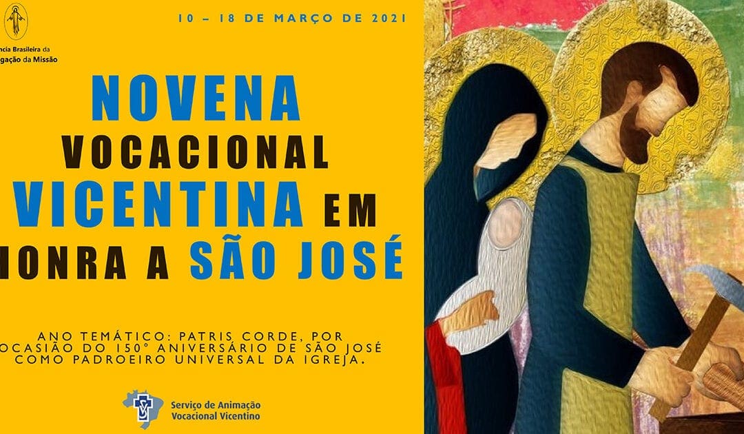 Novena vocacional vicentina em honra a São José. 1º dia