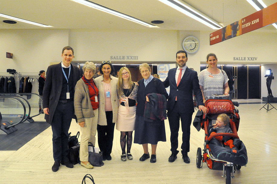 Participación de la Familia Vicentina en la 34a reunión de los Derechos Humanos en la ONU